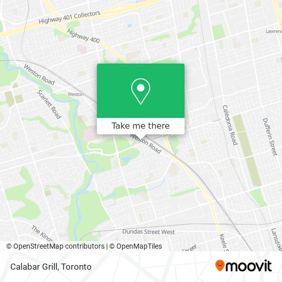 Calabar Grill map