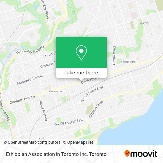 Ethiopian Association in Toronto Inc map