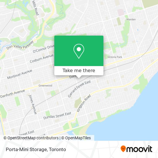 Porta-Mini Storage map