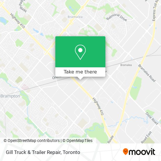 Gill Truck & Trailer Repair map