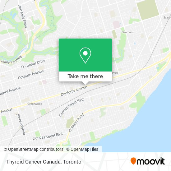 Thyroid Cancer Canada map