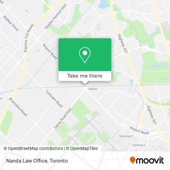 Nanda Law Office map