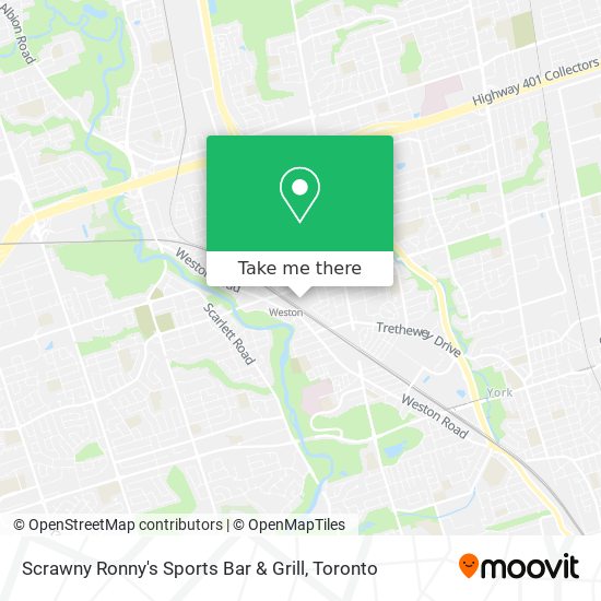 Scrawny Ronny's Sports Bar & Grill map