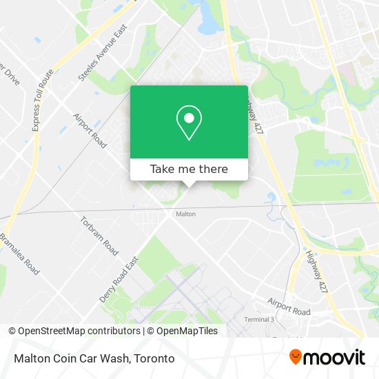 Malton Coin Car Wash map