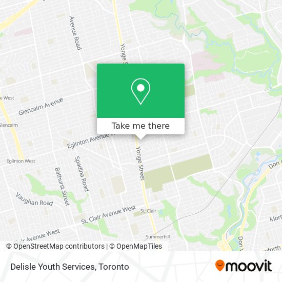 Delisle Youth Services map