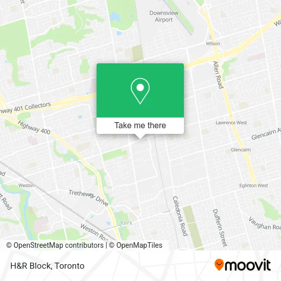 H&R Block map