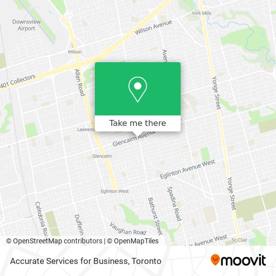 Accurate Services for Business map