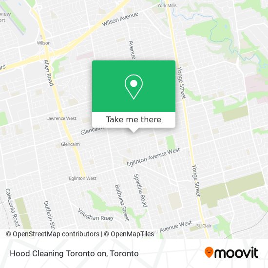 Hood Cleaning Toronto on map