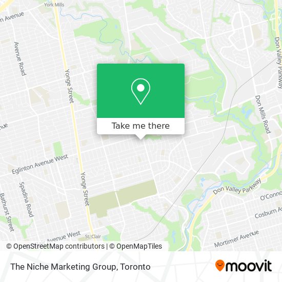 The Niche Marketing Group map