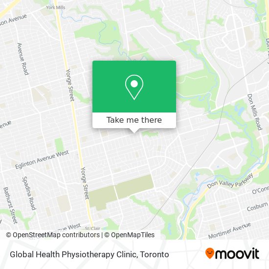 Global Health Physiotherapy Clinic map