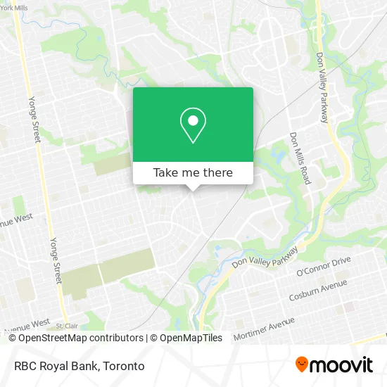 RBC Royal Bank map