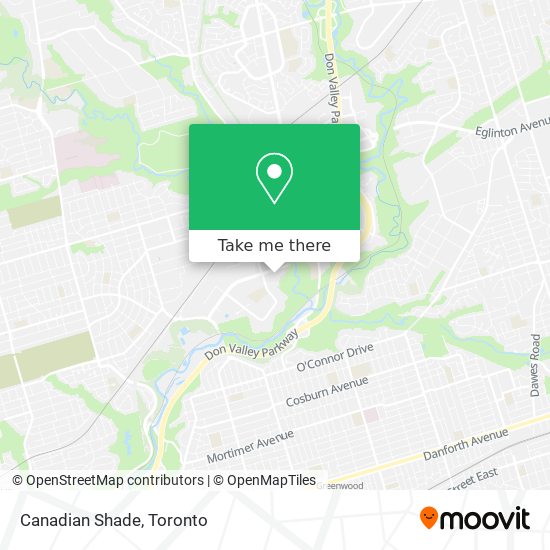 Canadian Shade map