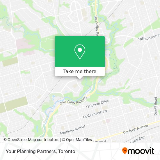 Your Planning Partners map