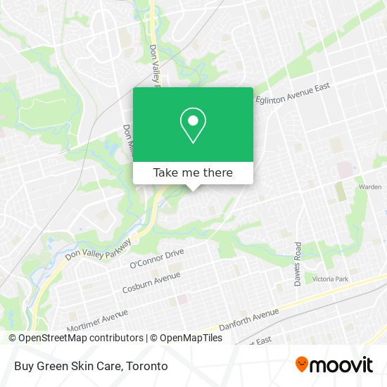 Buy Green Skin Care map