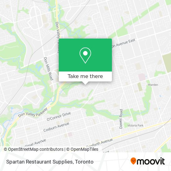 Spartan Restaurant Supplies map