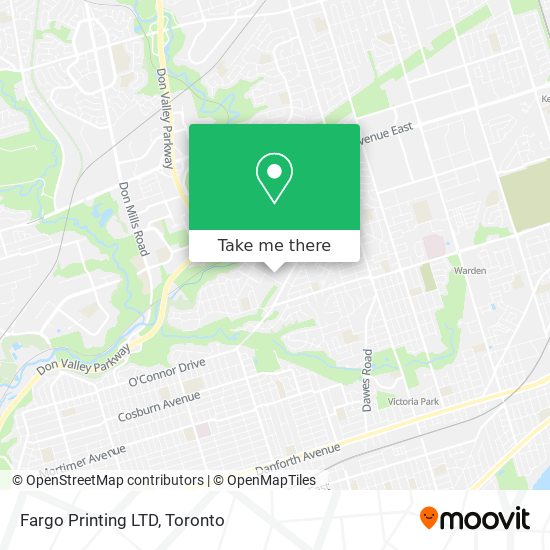 Fargo Printing LTD map