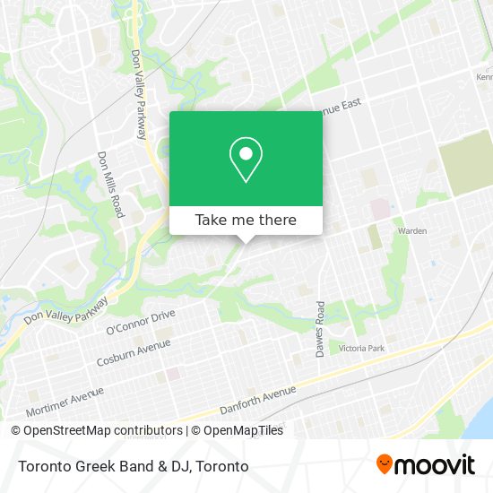 Toronto Greek Band & DJ map