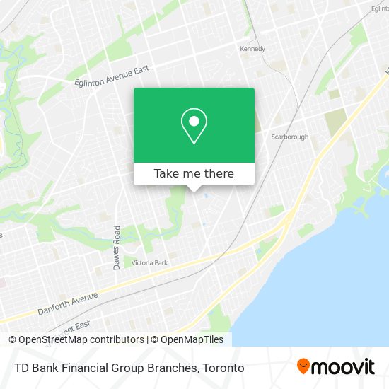 TD Bank Financial Group Branches plan