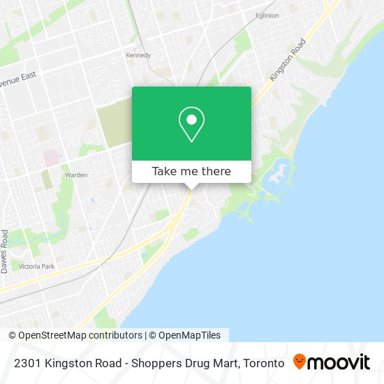 2301 Kingston Road - Shoppers Drug Mart plan