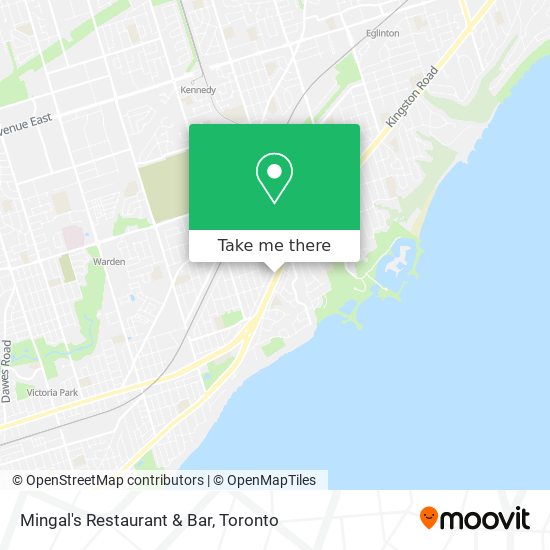 Mingal's Restaurant & Bar map