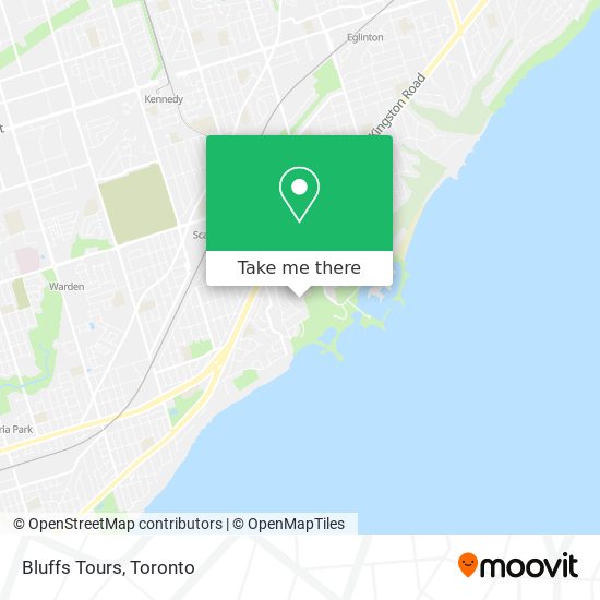 Bluffs Tours map