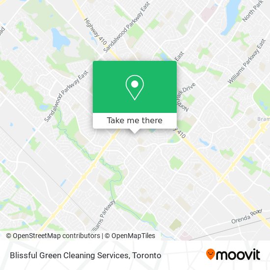 Blissful Green Cleaning Services map