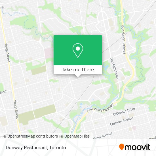 Donway Restaurant map