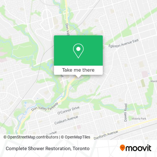 Complete Shower Restoration map