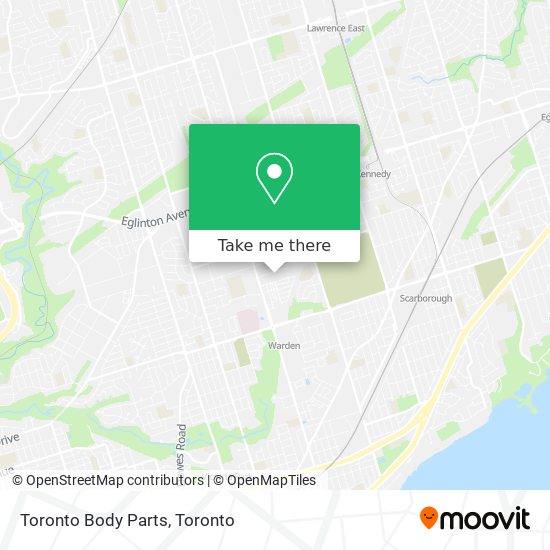 Toronto Body Parts plan