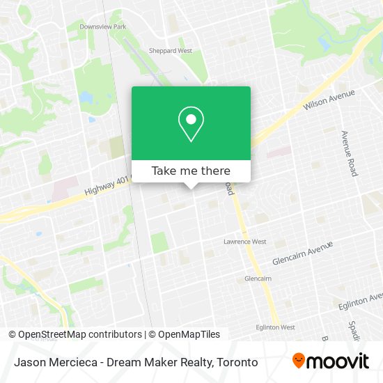 Jason Mercieca - Dream Maker Realty map