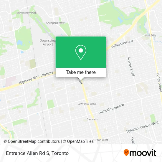 Entrance Allen Rd S map