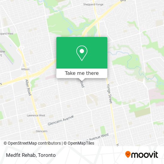 Medfit Rehab map