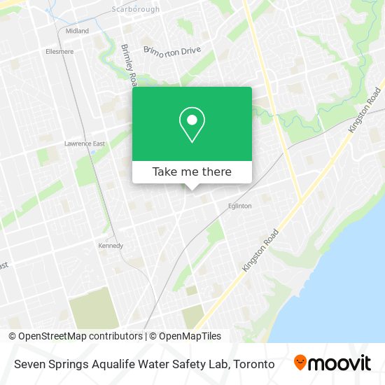 Seven Springs Aqualife Water Safety Lab map