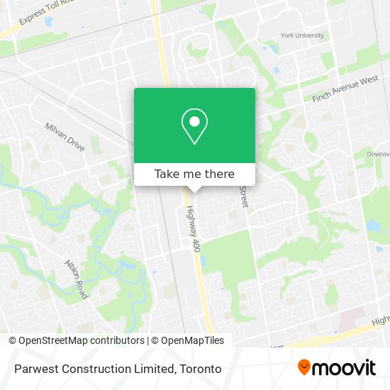 Parwest Construction Limited map