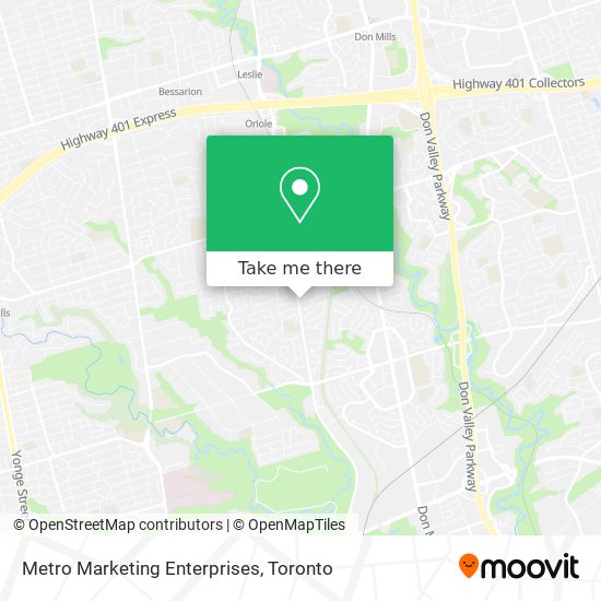 Metro Marketing Enterprises map