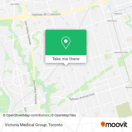 Victoria Medical Group map