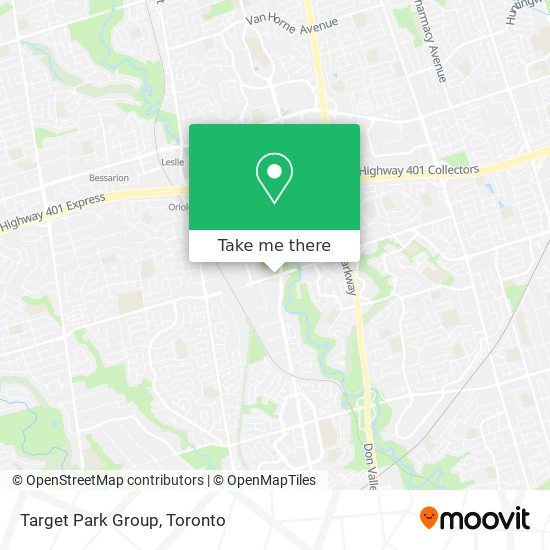 Target Park Group map