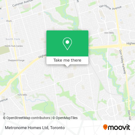 Metronome Homes Ltd map