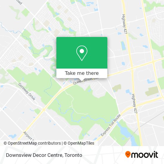 Downsview Decor Centre map