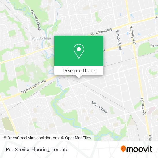 Pro Service Flooring map