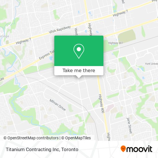 Titanium Contracting Inc map