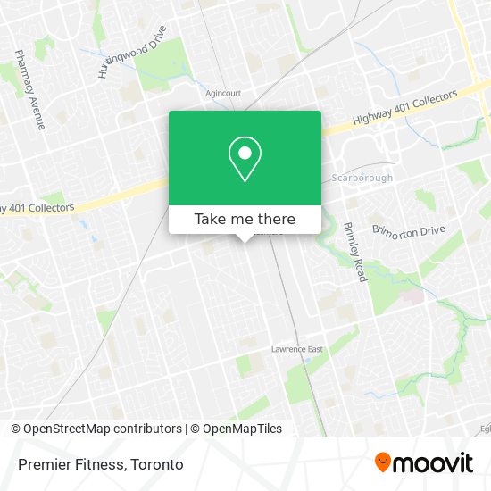 Premier Fitness map