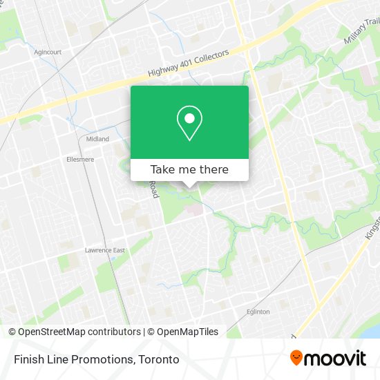 Finish Line Promotions map