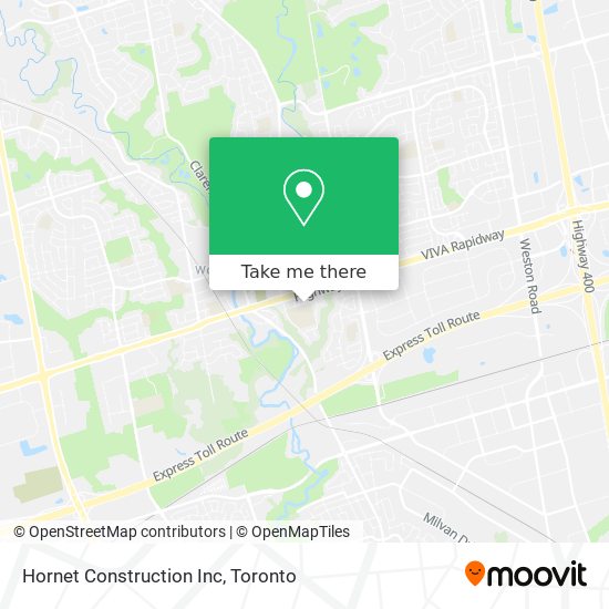 Hornet Construction Inc map