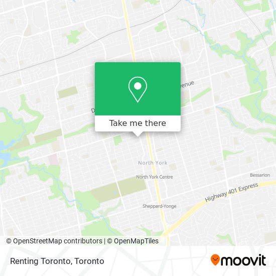 Renting Toronto plan