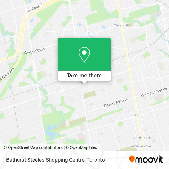 Bathurst Steeles Shopping Centre map