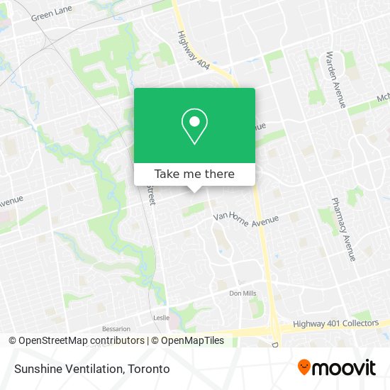 Sunshine Ventilation map