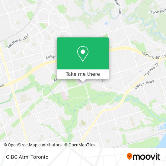 CIBC Atm map