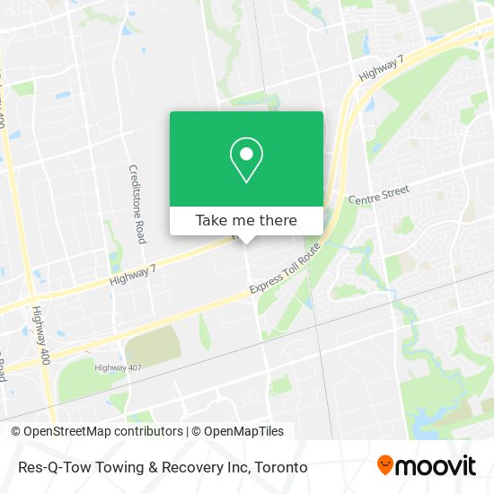 Res-Q-Tow Towing & Recovery Inc map