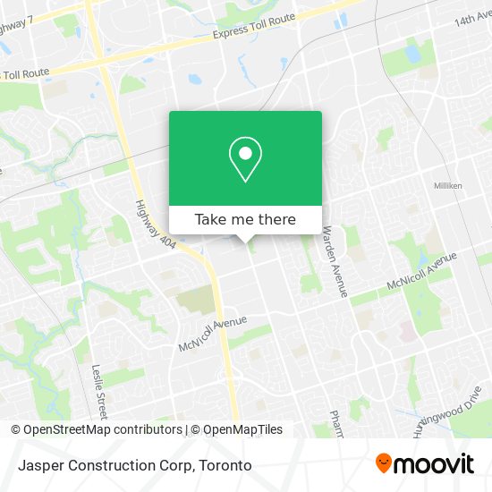 Jasper Construction Corp map